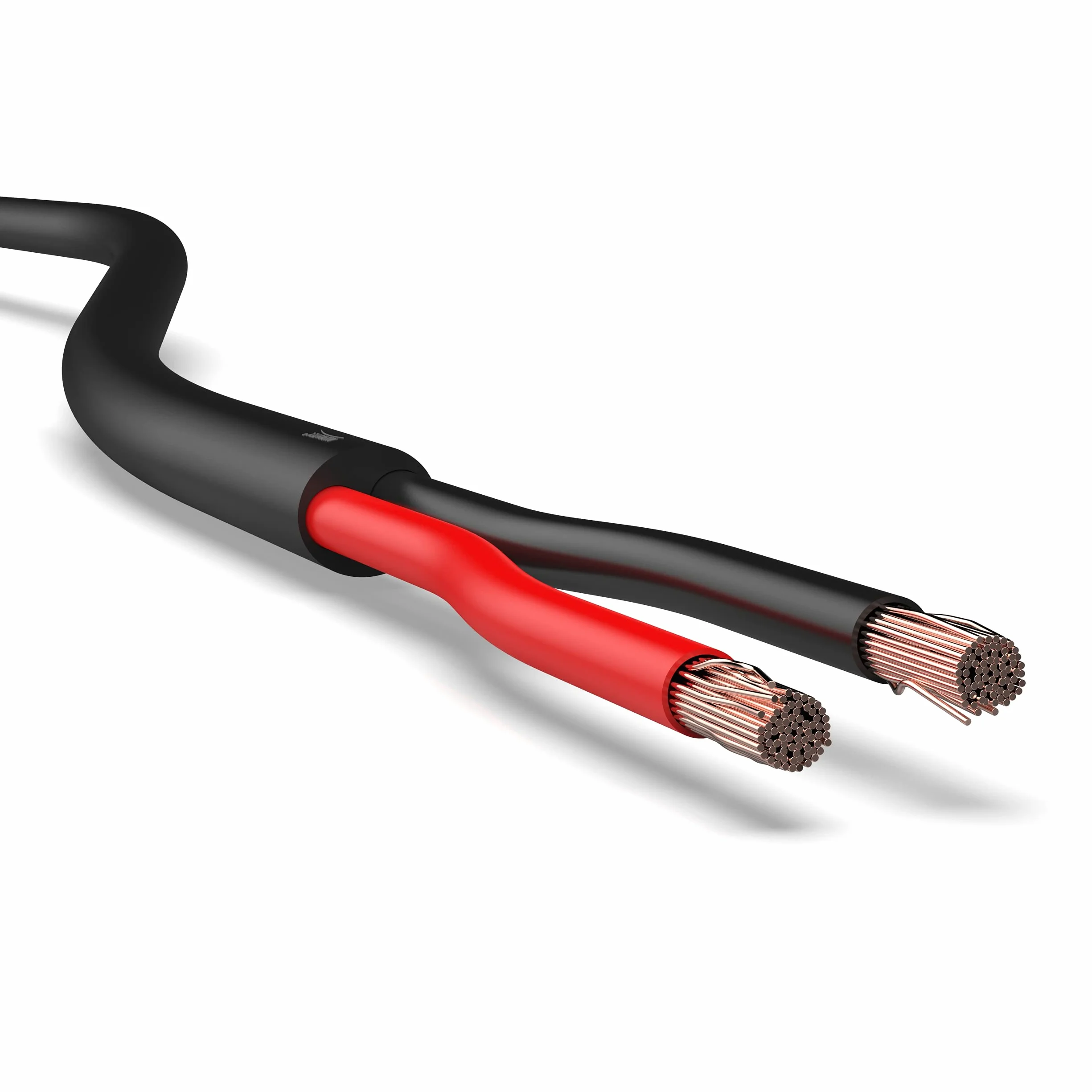 AUPROTEC KFZ Kabel 2x4,0 mm² 5m rund FLRYY I Rundkabel Schlauchleitung/Fahrzeugleitung Verschiedene Anwendungen I 2 poliges Kabel für Anhänger geeignet