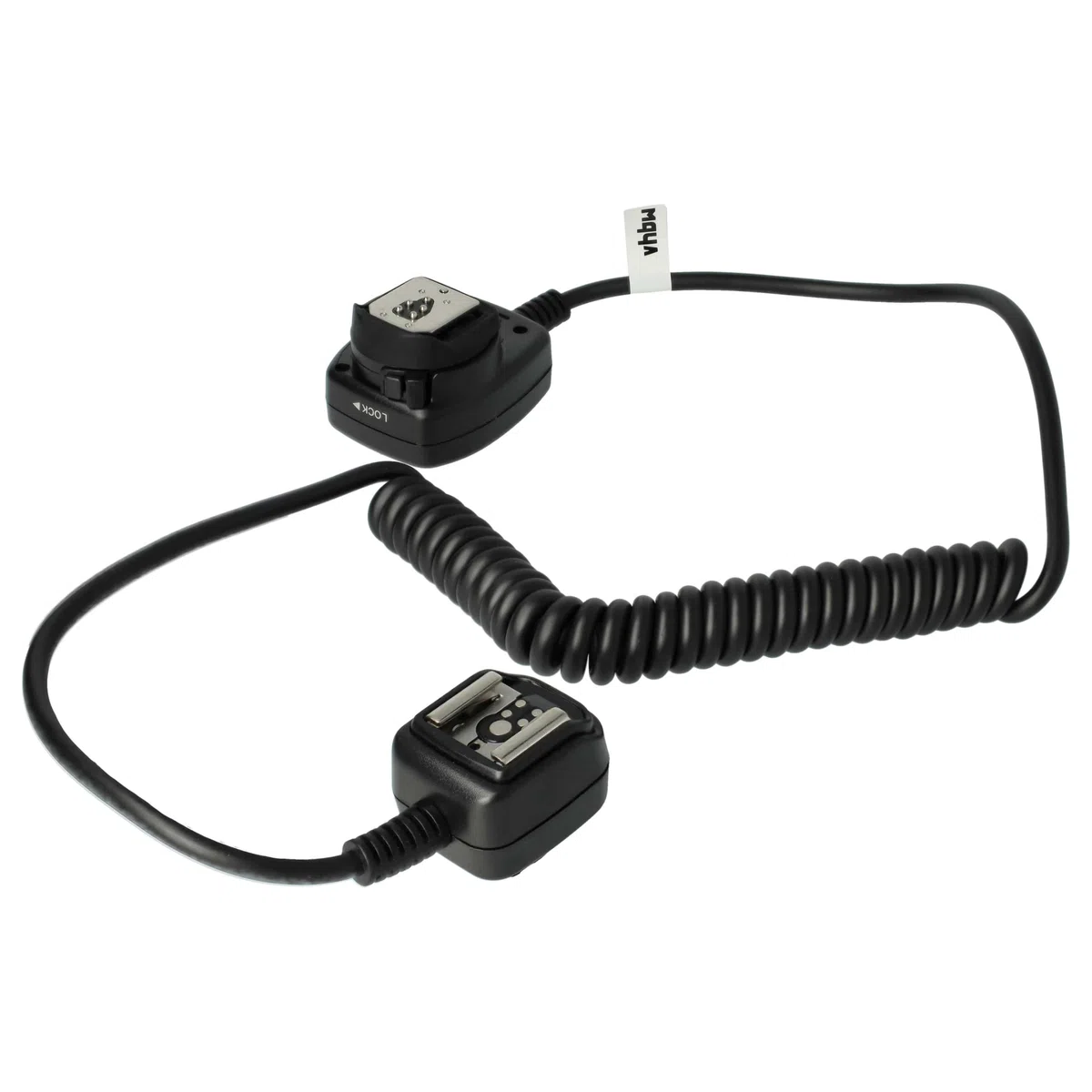 vhbw TTL Blitzkabel kompatibel mit Olympus E-5, E-410, FL-50, FL-36, FL-36R, E-400, E-420 Kamera, Blitzgerät - Synchronkabel, Ausziehbar auf 100cm