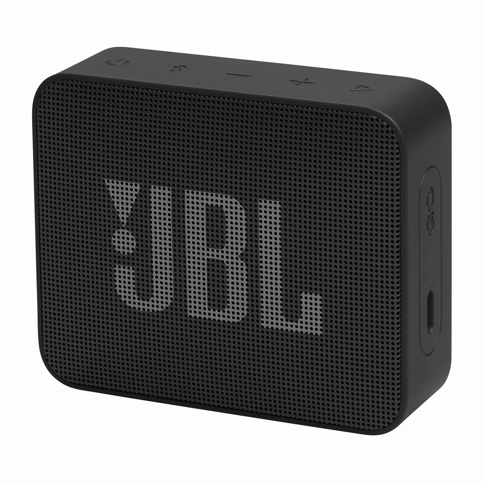 JBL GO Essential 2, tragbarer Bluetooth-Lautsprecher mit Original JBL Pro Sound, bis zu 5 Stunden Akkulaufzeit, mit IP67 wasserdichtem Design, Schwarz