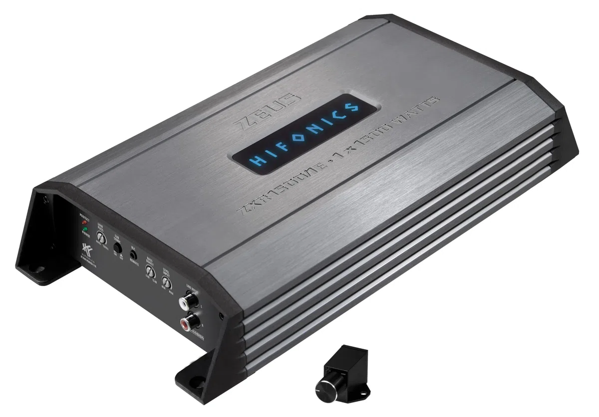 HiFonics ZXR1500/1E - 1-Kanal CLASS D Premium Digital Compact Verstärker mit 1500 Watt RMS | ZEUS EXPANSION SERIE