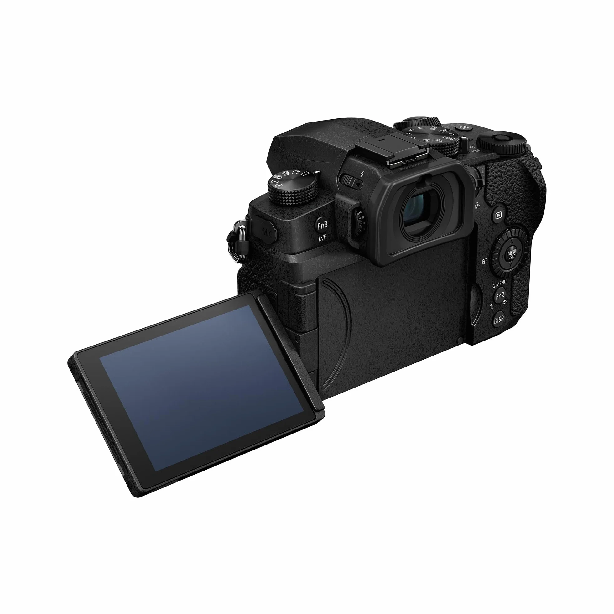 Panasonic LUMIX DC-G97E Micro Four Thirds Wechselobjektiv Kamera, 20,3 MP, 4K 30p Video, extrem schneller AF, OLED-Sucher, frei schwenkbarer-LCD, WLAN, Bluetooth, Staub-/Spritzwasserschutz, Schwarz