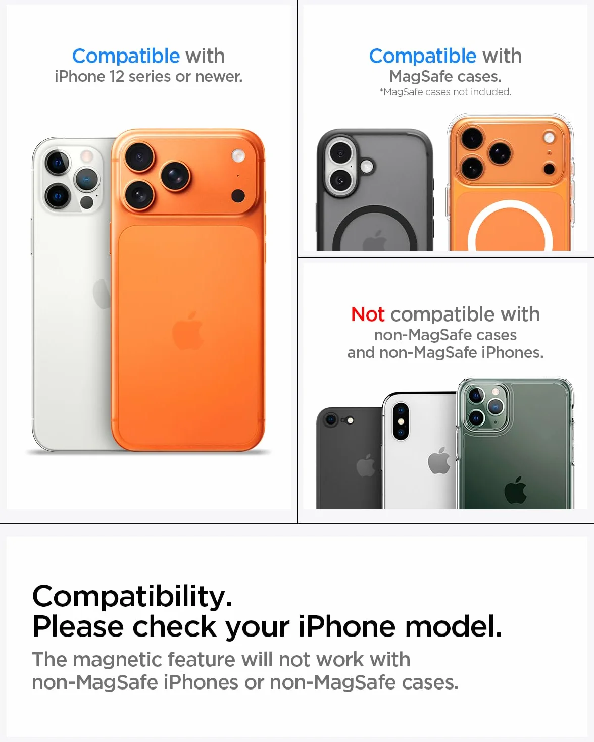 Spigen TinTap Zip MagFit MagSafe Kartenhalter Pouch mit RFID Blocking Kompatibel mit iPhone 17/16/15–12 Serie, AirPods Pro 3–1, AirPods 4–1 und Google Pixel 10 Serie mit Pixelsnap - Olivgrün