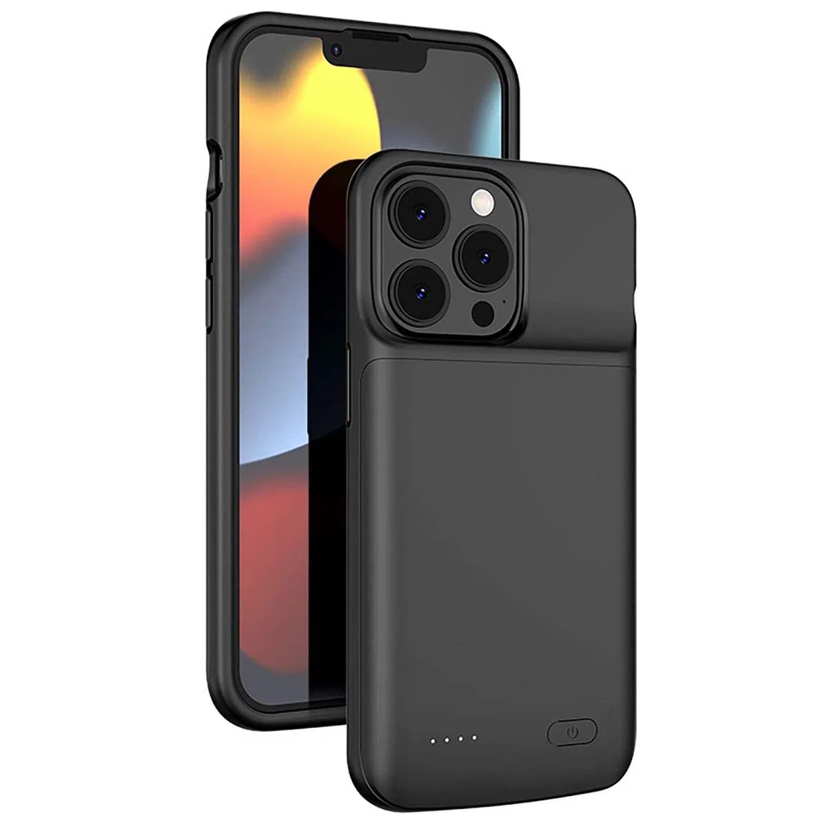 ELLENNE Akkuhülle für iPhone XR 6,1 Zoll, wiederaufladbar, Slim 6200 mAh | Akku-Schutzhülle für iPhone XR 6,1 Zoll (15,7 cm), wiederaufladbar, schmal, 6200 mAh