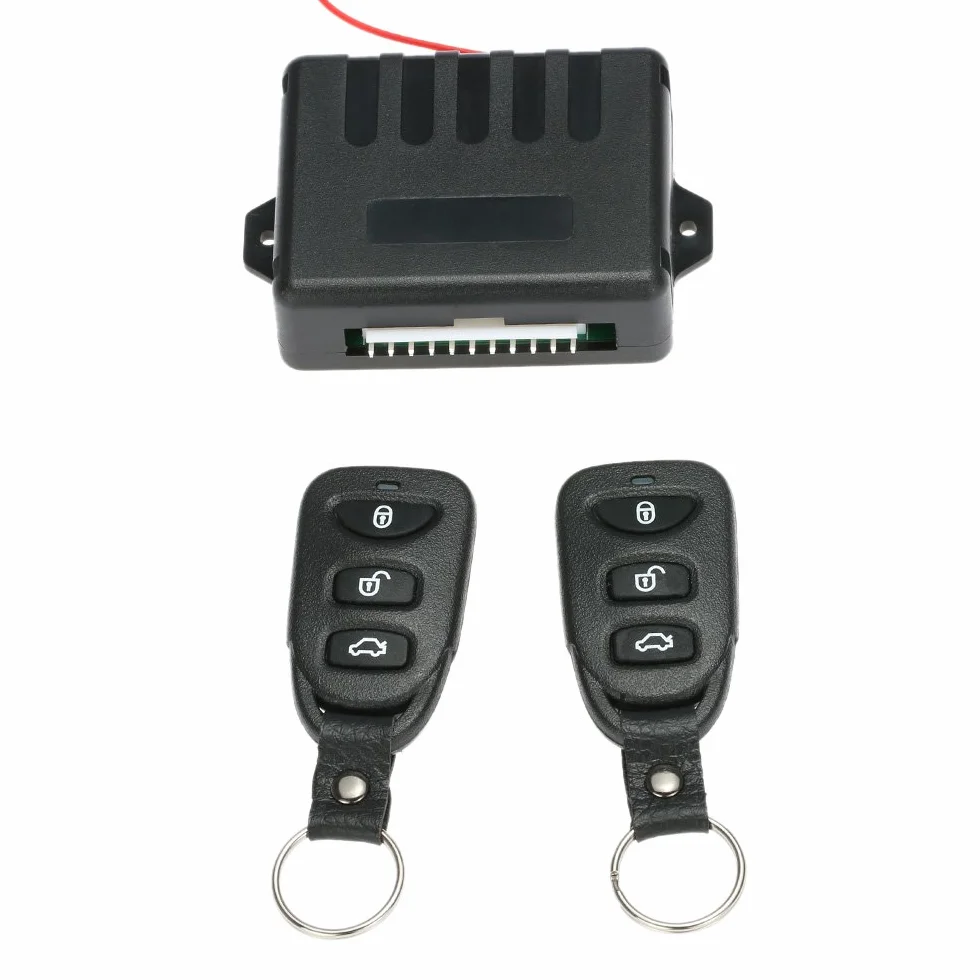 Shkalacar Universal Car Türschloss,Keyless Entry System,Fern-Zentralsteuerung,Verschluss-Kit mit Stamm-Freigabe-Knopf