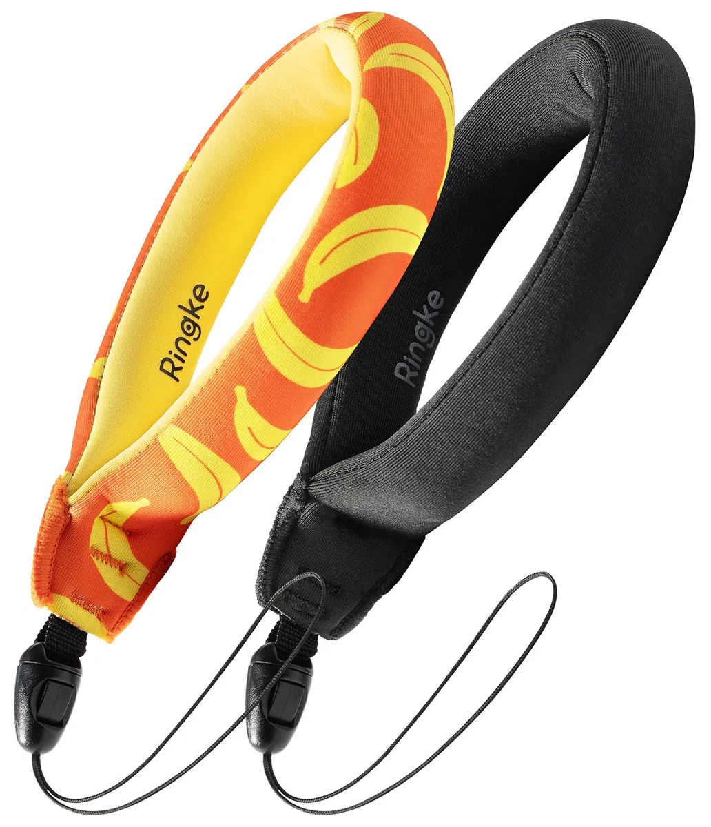 Ringke Floating Wrist Strap [2 Stück], Wasserfestes Schwimm-Accessoire für Kamera, Smartphone, Handy, und mehr