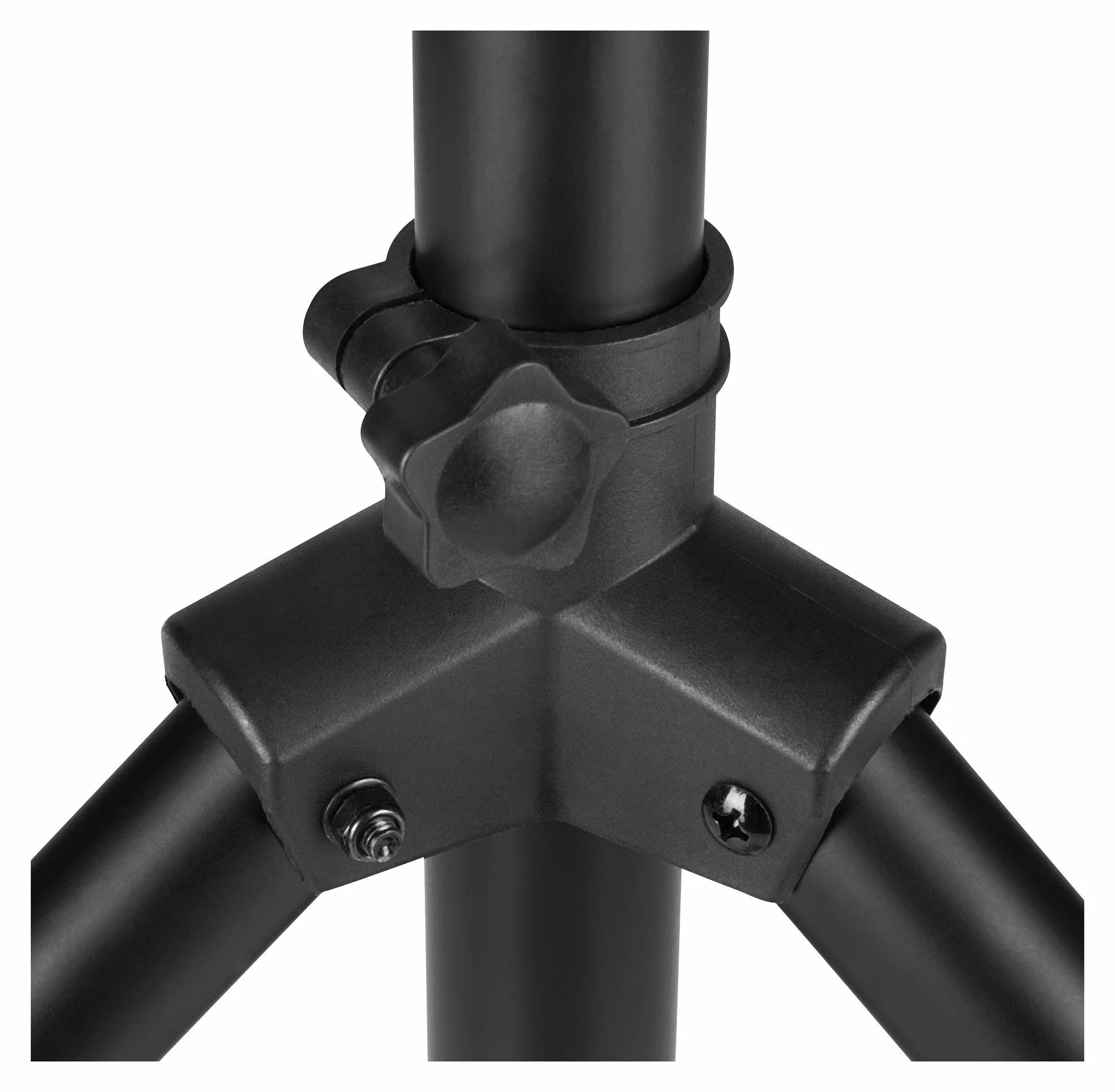 Pronomic SPS-1S Boxenstativ Stahl - Boxenständer mit Stabiler extra breiter Dreibein-Konstruktion - Höhe 120-193 cm - Stativ auch als Dartstativ oder Fotostativ verwendbar