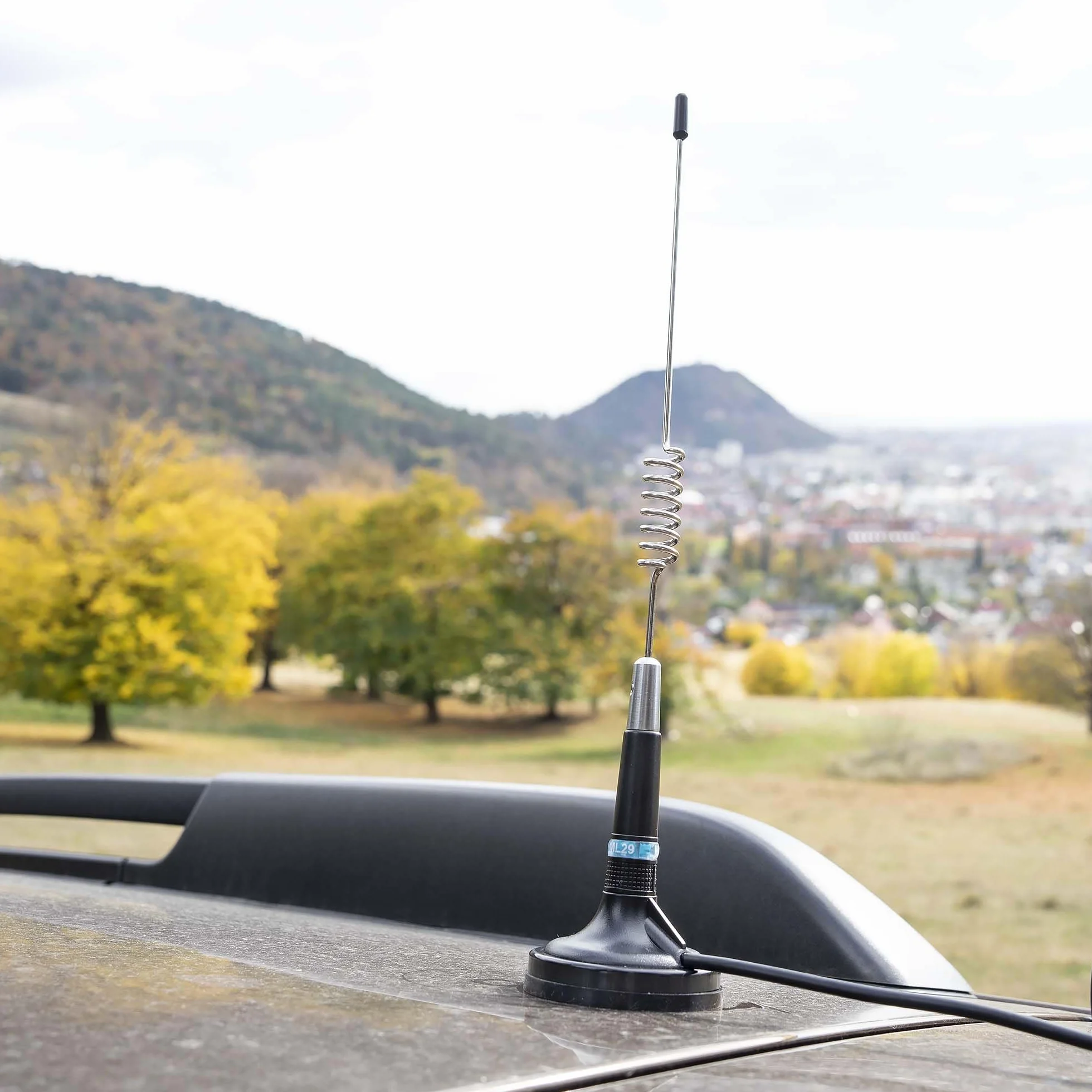 CB Antenne PNI ML29, Länge 29 cm, mit mitgeliefertem Magnet Ø 70 mm, RG58 Kabel