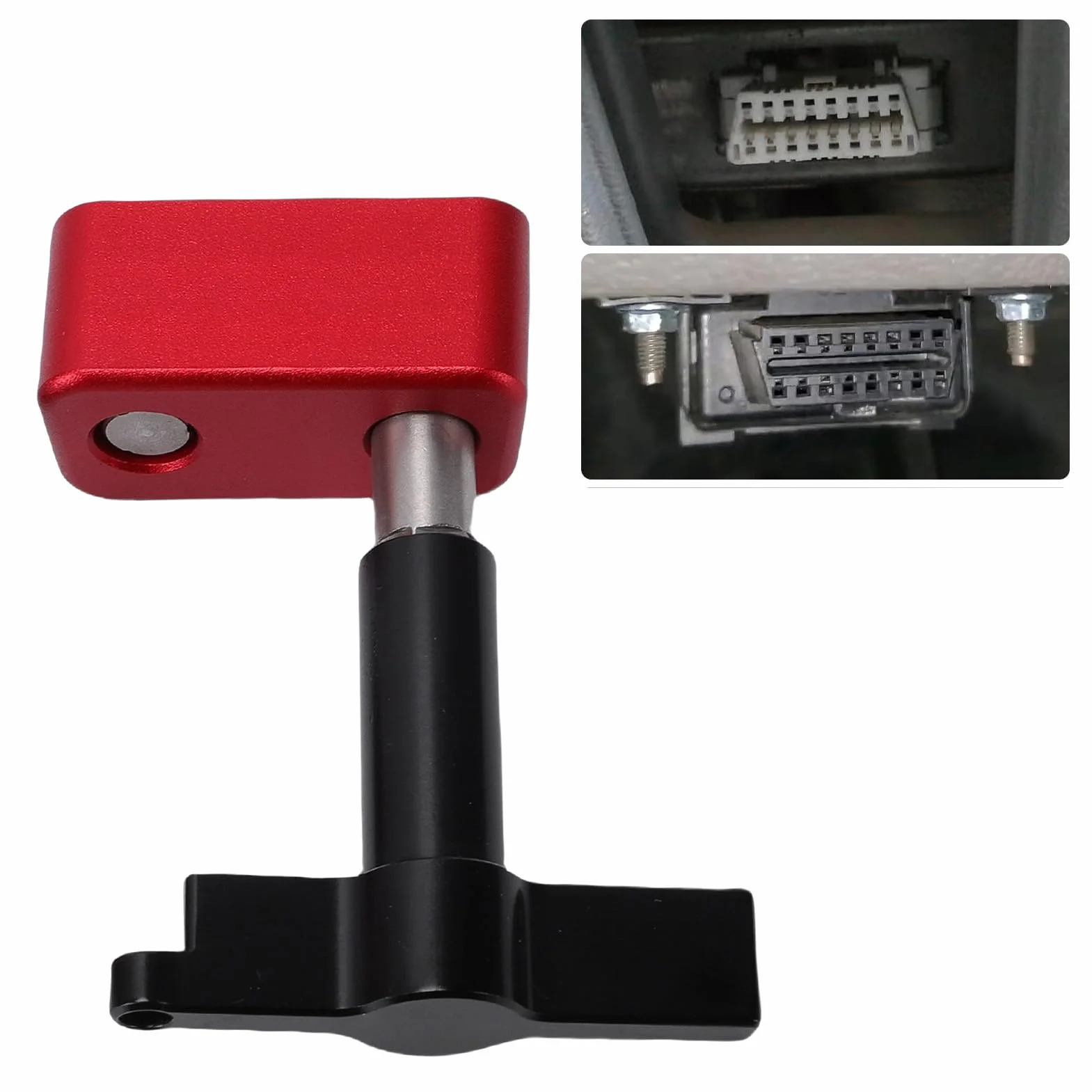 Luocute OBD2-Port-Sperre, Metall-OBD-Port-Diebstahlschutz mit Speziellem Entfernungswerkzeug, Elektrosystem-Werkzeuge, Diebstahlschutzzubehör für Autos, SUVs, LKWs