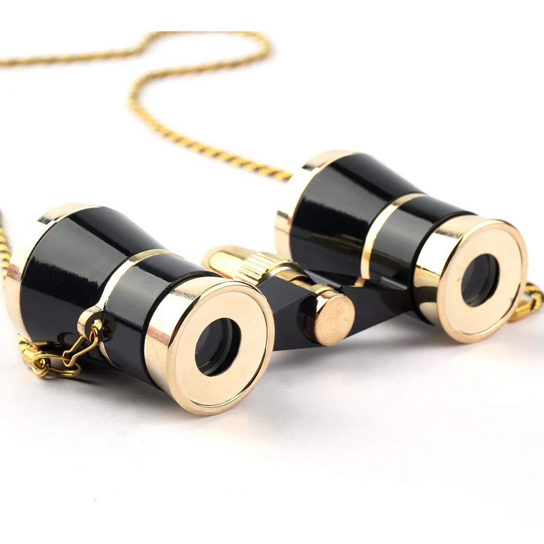 Exquisite Black Gold Fernglas Teleskop 3X25 Dame Geschenk Teleskop Oper Theater Fernglas Optische Operngläser