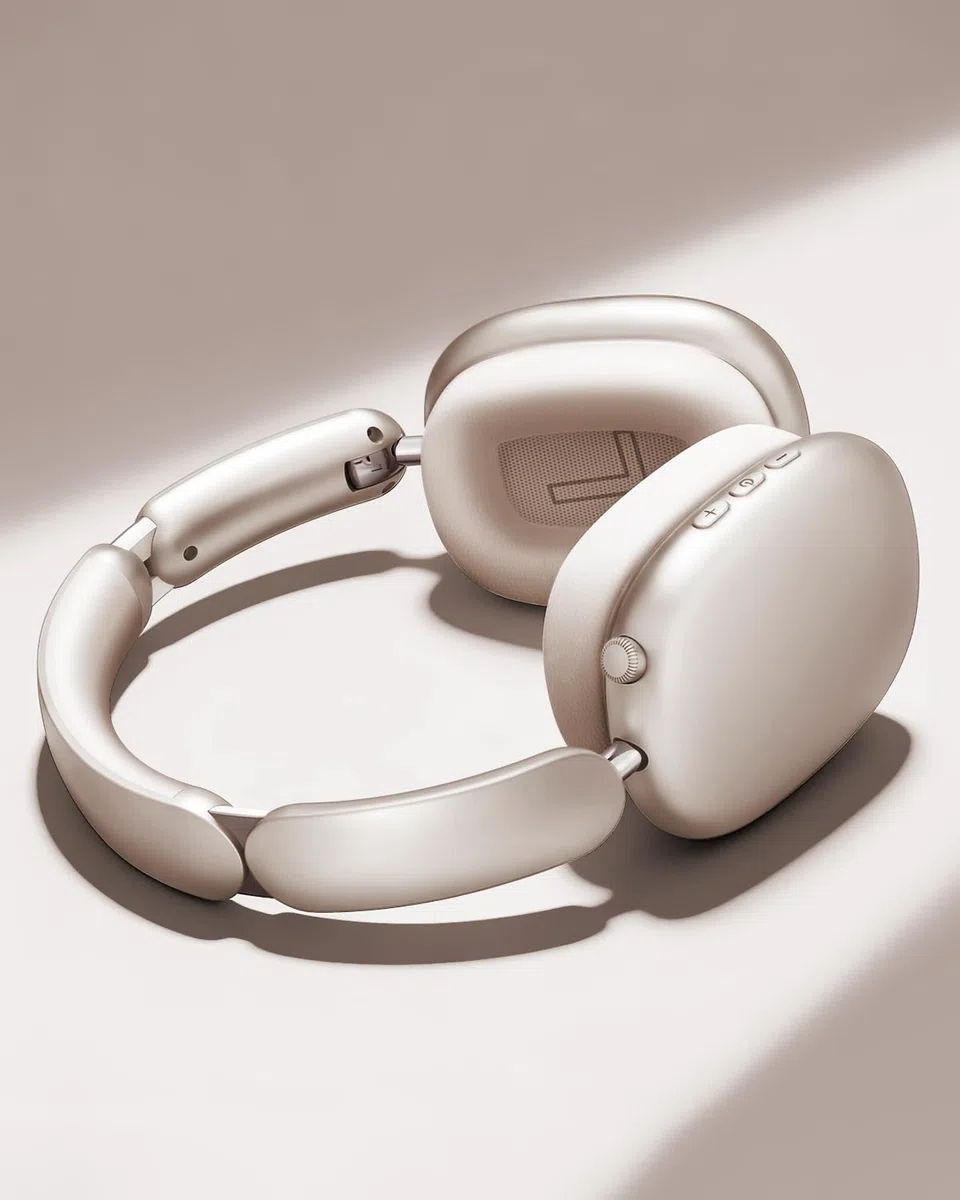 Wentronic Y02 Aktive Noise Cancelling Kopfhörer,60 Std.5 EQ-Musikmodi,Hi-Res-Audio,Tiefe Bässe,faltbares kabelloses Over-Ear-Bluetooth 5.4-Headset,atmungsaktive Leder-Ohrpolster (Sternenlicht)