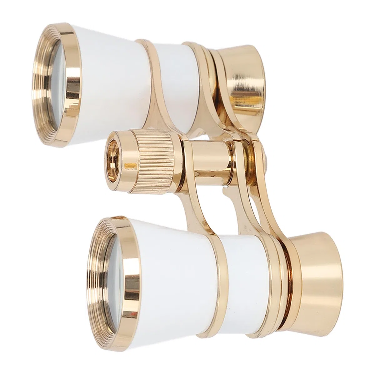 3X25 Opernglas, Brille Fernglas Sehen Sie die Landschaft Deutlich Multifunktional mit Bühnenkette (Weiß)