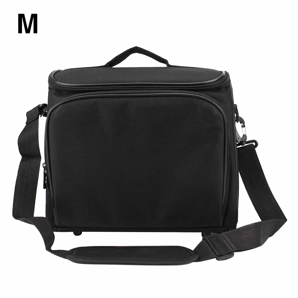 Beamer-Tasche: Video-Projektor-Tasche mit rutschfester Projektor-Tragetasche für Transport und Aufbewahrung, Größe M