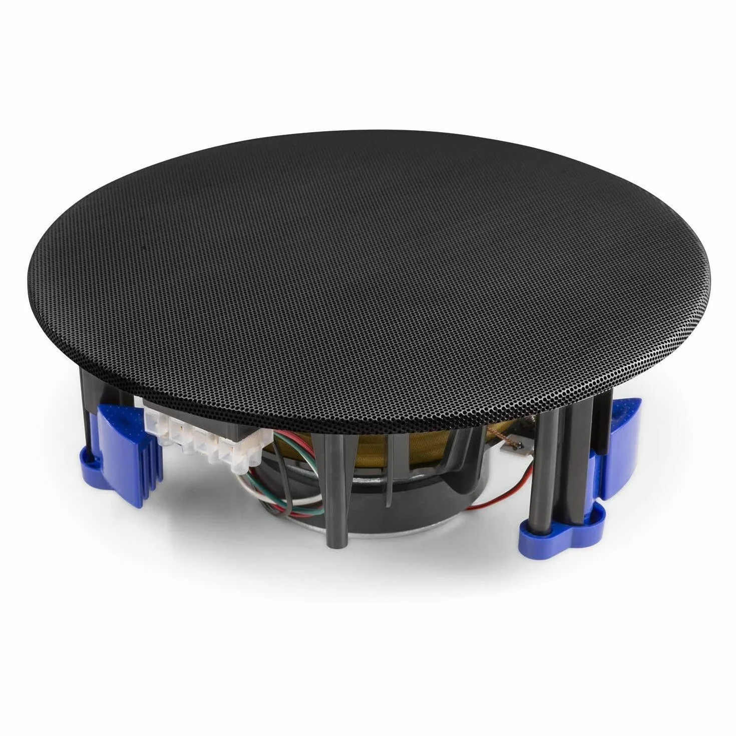 Power Dynamics NCSP8 - Deckenlautsprecher mit 8" Tieftöner, 40 Watt, 2-Wege Einbaulautsprecher, Magnet Gitter & Flaches Design – ideal für Wohnraum, Büros, Restaurants - 22,9cm x 8,7cm - Schwarz