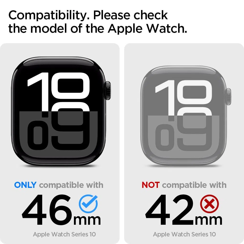 Spigen Vault Pro Hülle Kompatibel mit Apple Watch 11/10 46mm (2025/2024) - Matt Schwarz