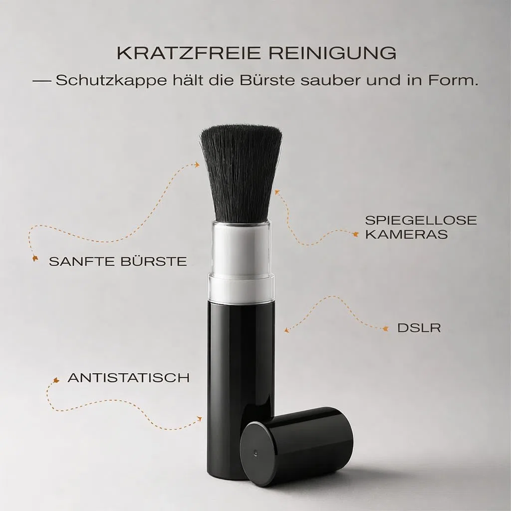 C Coiro Kamera Reinigungsset für DSLR und empfindliche Elektronik, 9-in-1 Objektivreiniger-Spray, Kamerastift, Gebläse, Tücher, Sensorreiniger, Fotografen Geschenke & Kamera Zubehör
