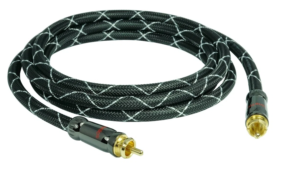 BlackLine Subwoofer-Kabel | 4-fach geschirmt | 2m