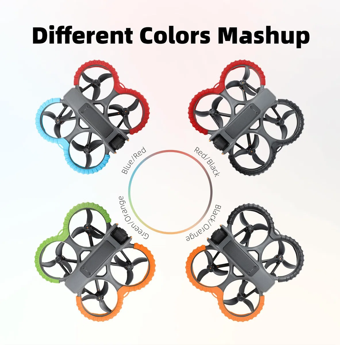 Schutzring für DJI Avata2, Propellerschutz für Drohne, Deckel für Propeller, Zubehör (Orange)