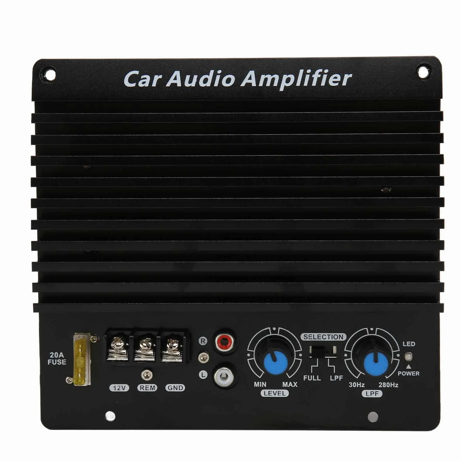 12-V-Auto-Verstärkerplatine, Ultradünnes Design, Wärmeableitung, Stabil, Hochleistungs-Aluminiumlegierung, Auto-Subwoofer-Platinenverstärker