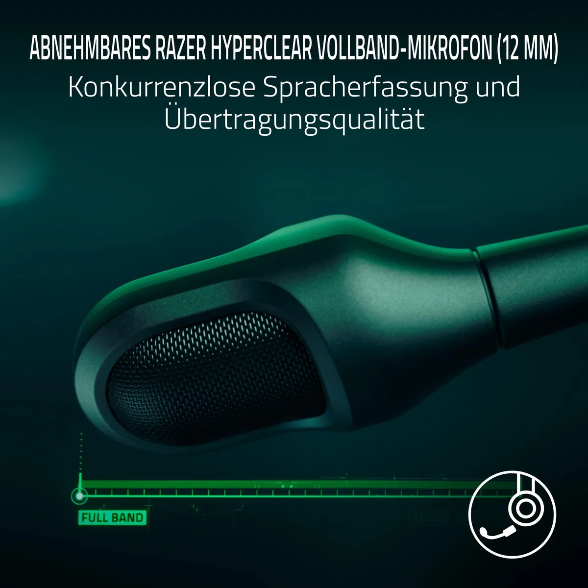 Razer BlackShark V3 Pro für PlayStation – Kabelloses E-Sport-Headset mit aktiver Geräuschunterdrückung (ANC) - TriForce 50mm Treiber - HyperSpeed 2,4 GHz - THX Spatial Audio - PS5/PC | Schwarz