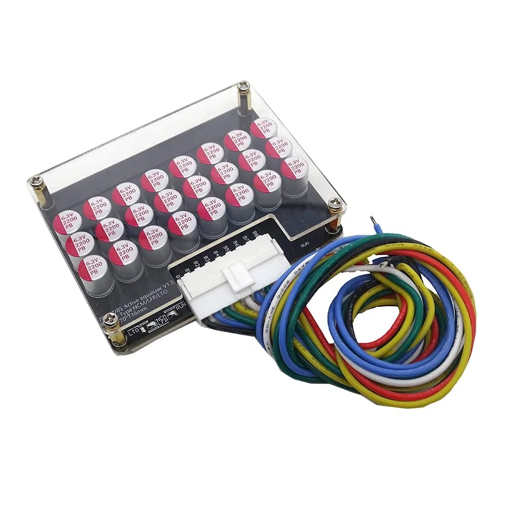 Whole Group Balancer 8S 5A Active Lithium Lifepo4 Battery Equalizer Energy Transfer Capacitor Board mit Shell