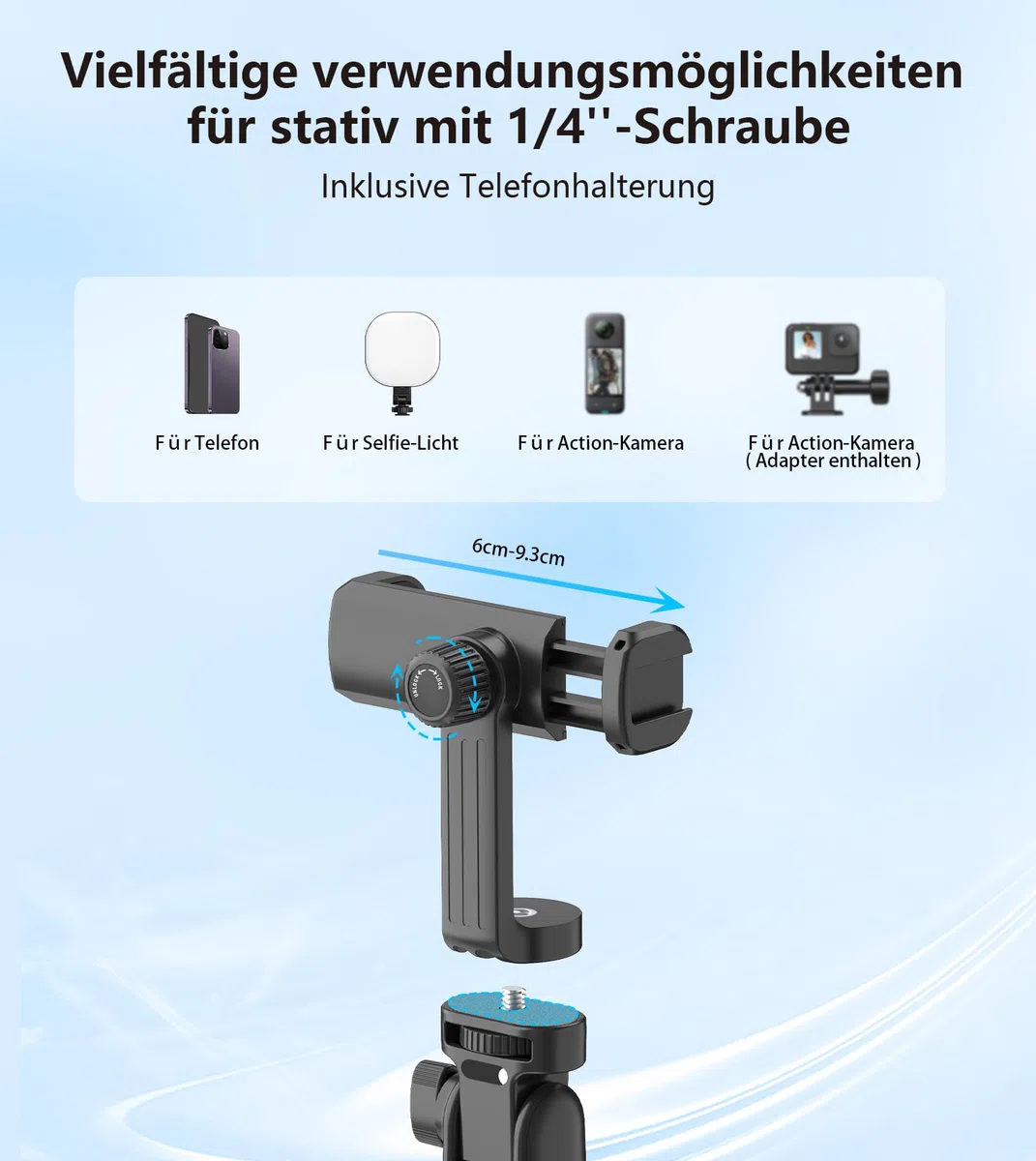 Gahenwo 173cm Selfie Stick Stativ, Einbeinstativ Tripod für Action-Kamera, All-in-1 Handy Stativ mit Fernbedienung,Tragbarer Reisen Telefonstativ-Ständer Foto Video-Kits kompatibel mit iPhone/Android