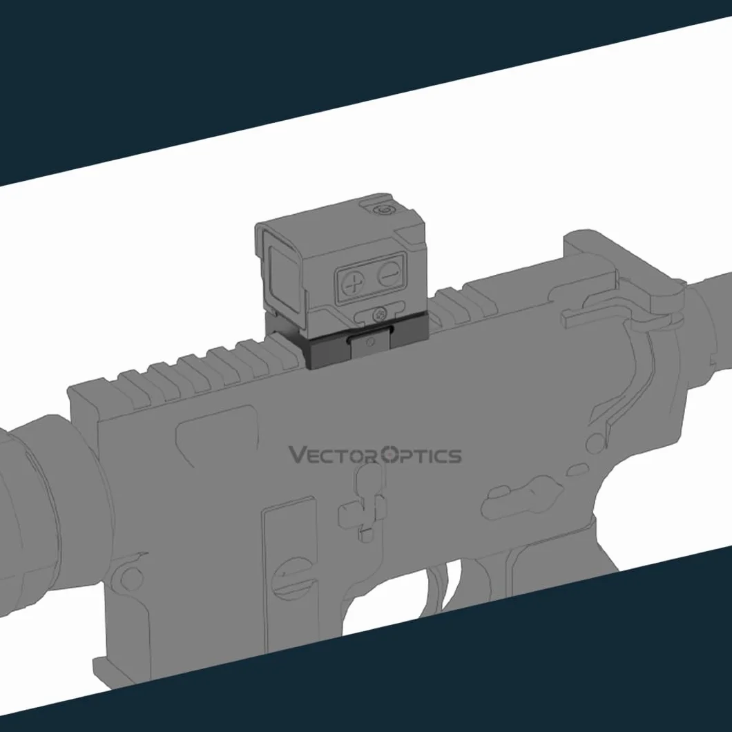 Vector Optics SCFRM-14 Montage mit VOD Footprint für 21mm Weaver, (kompatibel zu Aimpoint Acro)