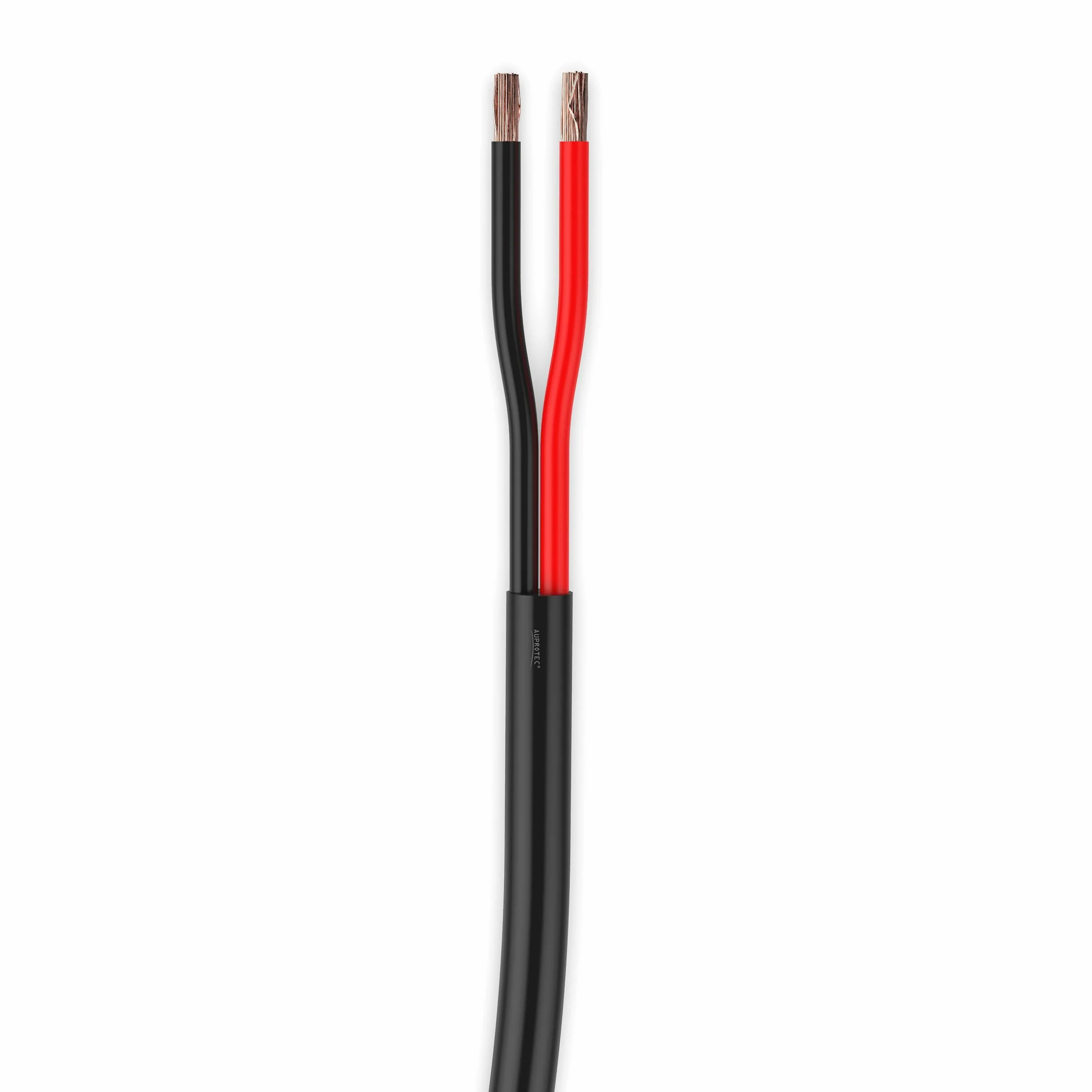 AUPROTEC KFZ Kabel 2x4,0 mm² 5m rund FLRYY I Rundkabel Schlauchleitung/Fahrzeugleitung Verschiedene Anwendungen I 2 poliges Kabel für Anhänger geeignet