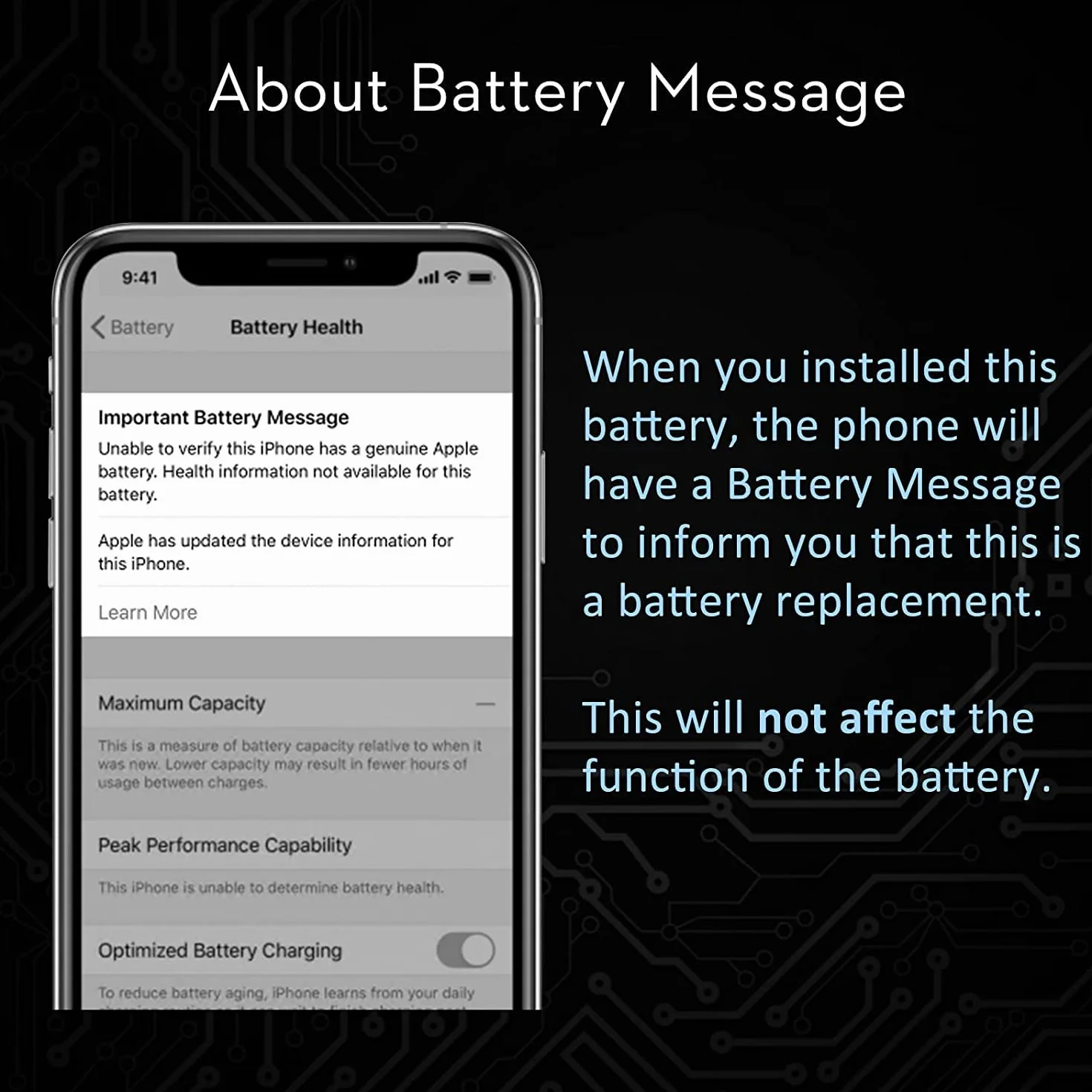 LL Trader Akku für iPhone 11 Pro, 5000 mAh hohe Kapazität Akku mit Reparaturwerkzeugen