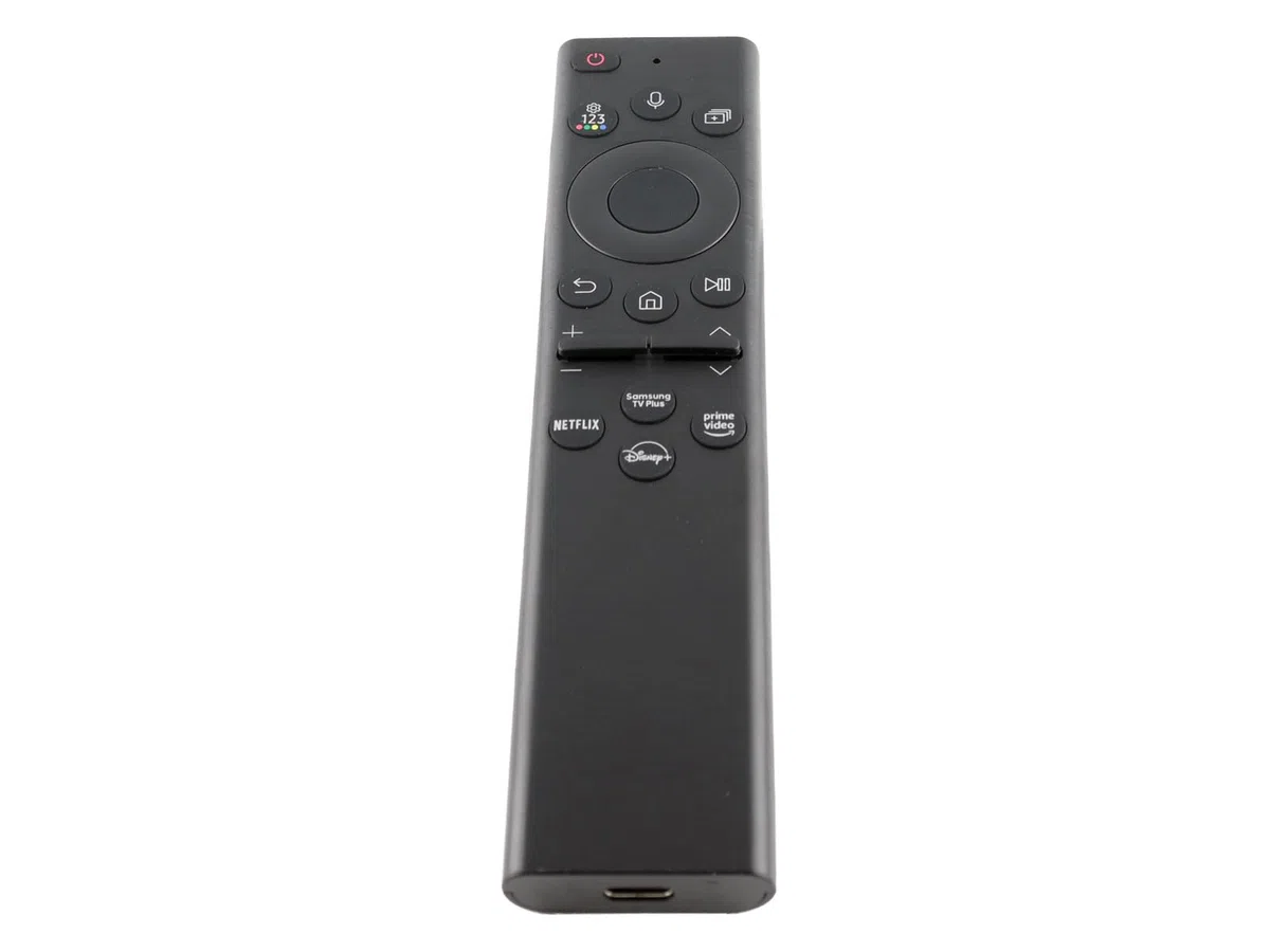 Ersatz für Samsung Fernbedienung BN59-01385B, BN59-01385A, TM2280E - USB-C, Eco Solar & Sprachfunktion - GQ43QN90 GQ43QN92 GQ43QN93 GQ43QN94 GQ55S95 GQ65S95. - SUB BN59-01391B, TM2281E