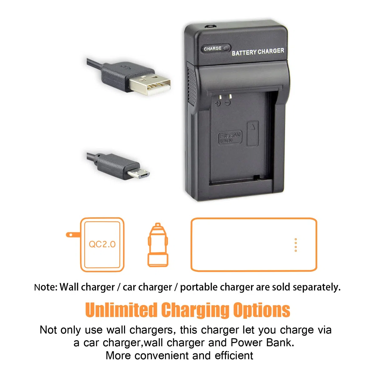 DSTE BP-1030 Li-Ionen Batterie (2-Pack) und Micro USB Ladegerät Anzug Kompatibel für Samsung NX200 NX210 NX300 NX300M NX500 NX1000 NX1100 NX2000