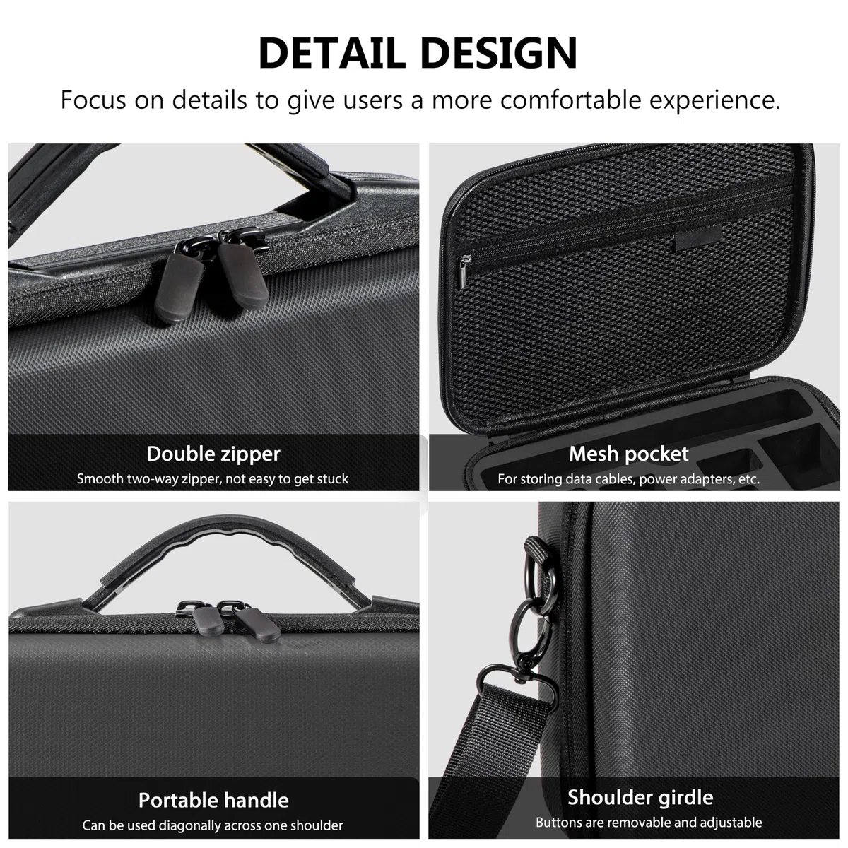 Tomat Osmo Action 5 Pro Tasche Case Hartschalentasche Reisetasche Tragetasche Für DJI Action 3/Action 4/ Action 5 Pro Kamera Zubehör