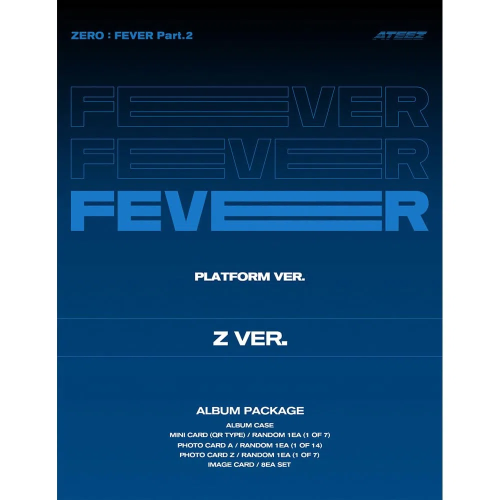 ATEEZ [ZERO : FEVER PART.2] (PLATFORM ALBUM VER.) (Z ver)