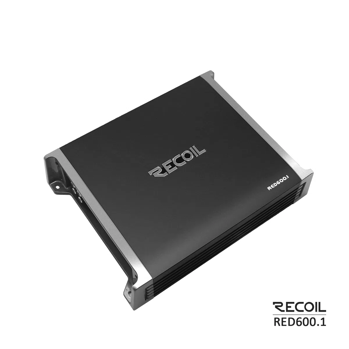 RECOIL RED600-1 1-Kanal Auto-Verstärker (Monoblock) für Subwoofer – 1320 Watt Class D, 1 Ohm stabil – mit Bass-Fernbedienung