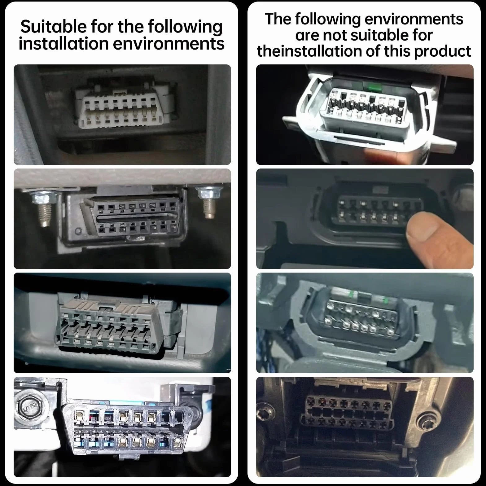 Luocute OBD2-Port-Sperre, Metall-OBD-Port-Diebstahlschutz mit Speziellem Entfernungswerkzeug, Elektrosystem-Werkzeuge, Diebstahlschutzzubehör für Autos, SUVs, LKWs