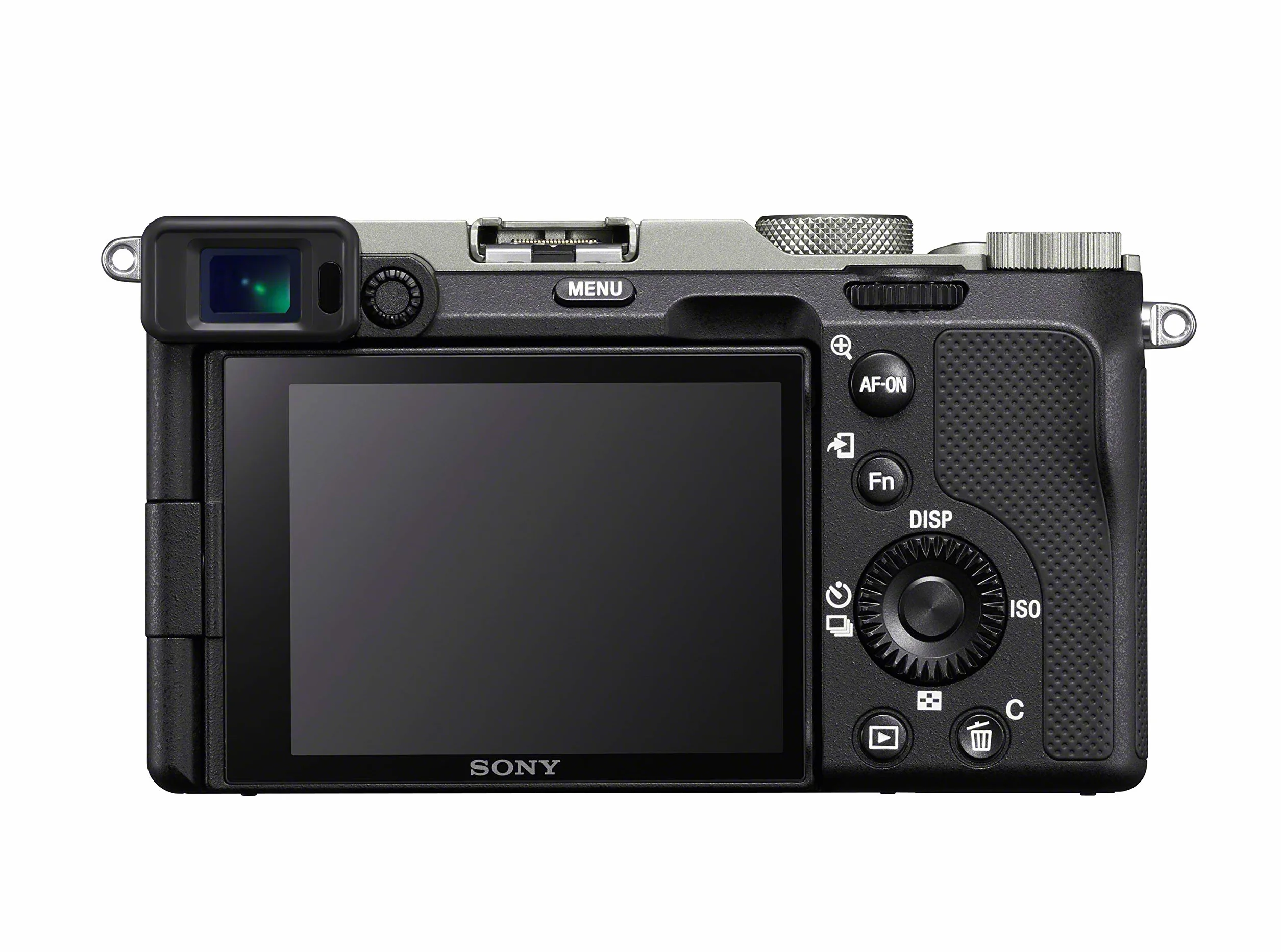 Sony Alpha 7C Spiegellose E-Mount Vollformat-Digitalkamera ILCE-7C (24,2 MP, 7,5cm (3 Zoll) Touch-Display, Echtzeit-AF) Body - silber/schwarz