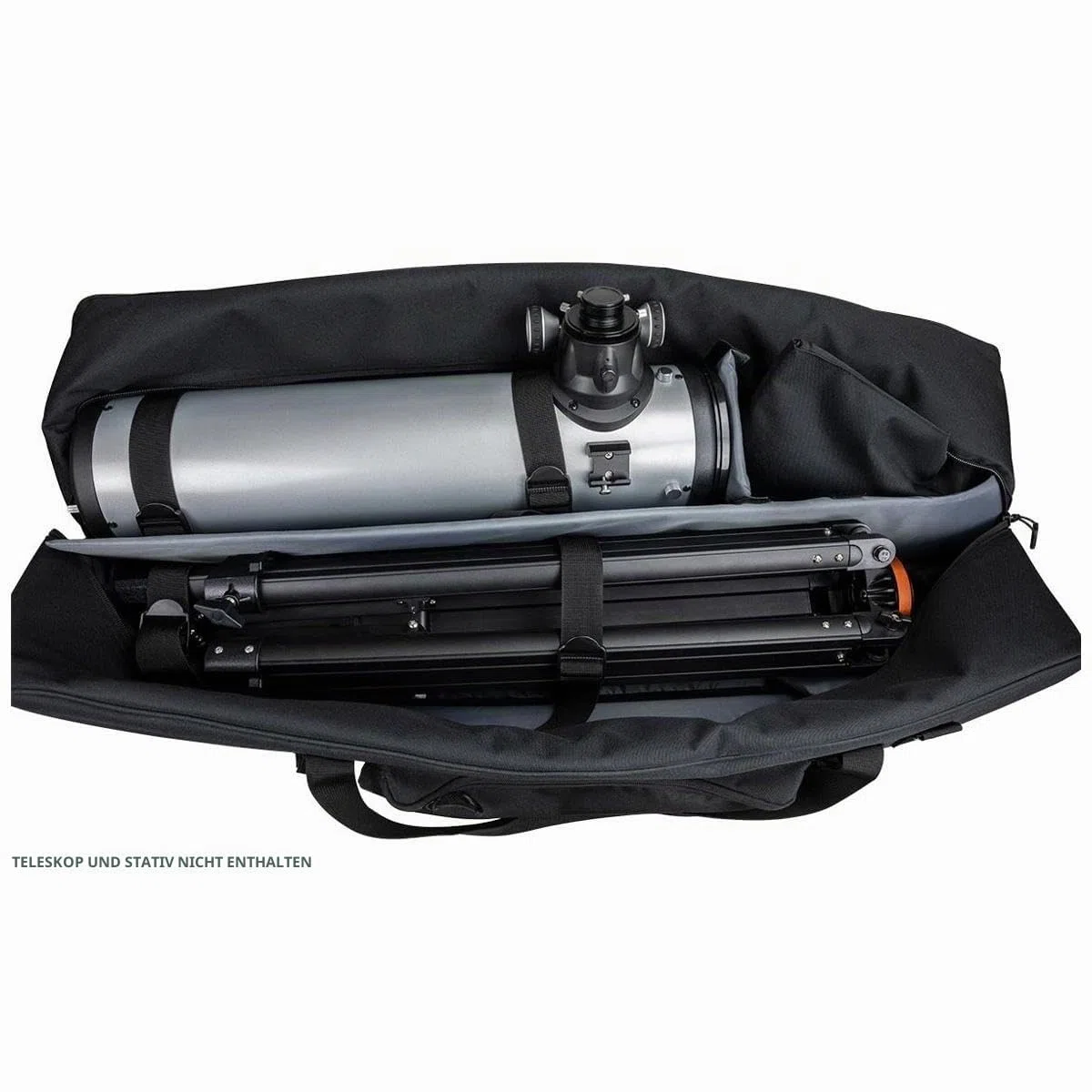 Celestron 94025 40” Full Kit Telescope Bag – Storage & Carry Case for Telescope, Mount, Tripod and Accessories with Configurable Padded Internal Walls and Bonus Accessory Bag, Black
