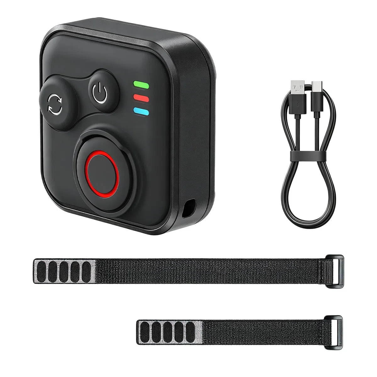 Bluetooth Fernbedienung für Insta360 X5/X4/X3/X2/ONE RS 1/Ace Pro/Ace Pro 2/A-ce/GO 3S/Hero 13/12/11/10/9/8/MAX/Mini/IOS/Android Smartphone Kameras Zubehör, 50m Reichweite, Wireless mit Handschlaufe