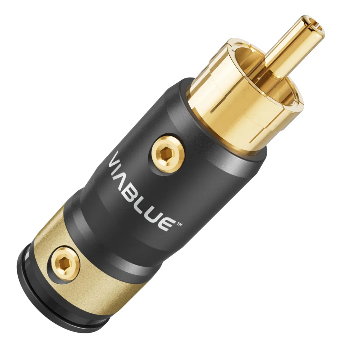 VIABLUE NF-75 Silver DIGITAL Cinchkabel * Koaxiales High-End Digitalkabel * 2-Fach Schirmung, versilbert * T8 Cinchstecker/RCA* Ferritfilter * 1 Stück * 150 cm * 1.5 m