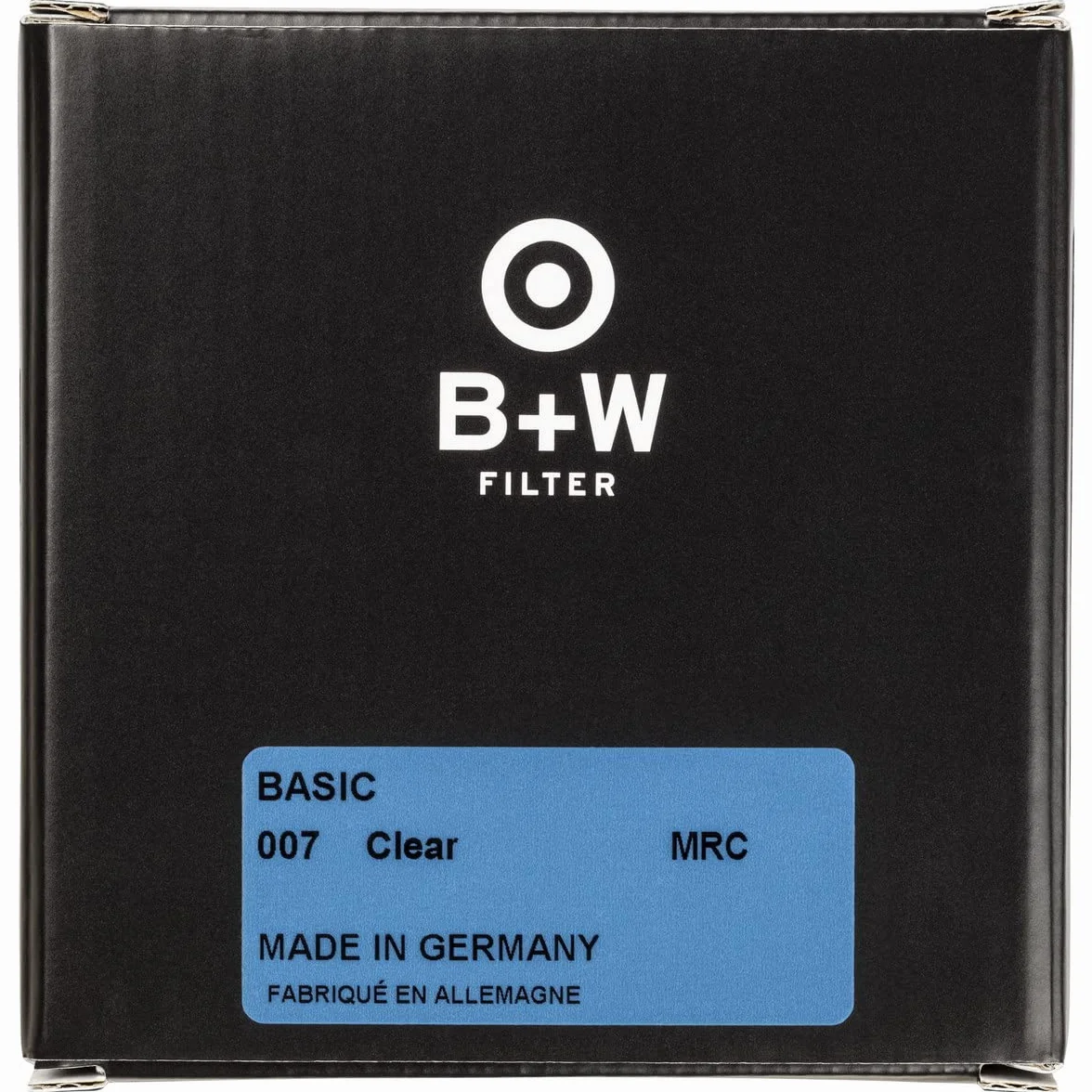 B+W Schutz-Filter, Clear Filter 007 MRC Basic 67mm (16x vergütet, Professional) 1101259 Black