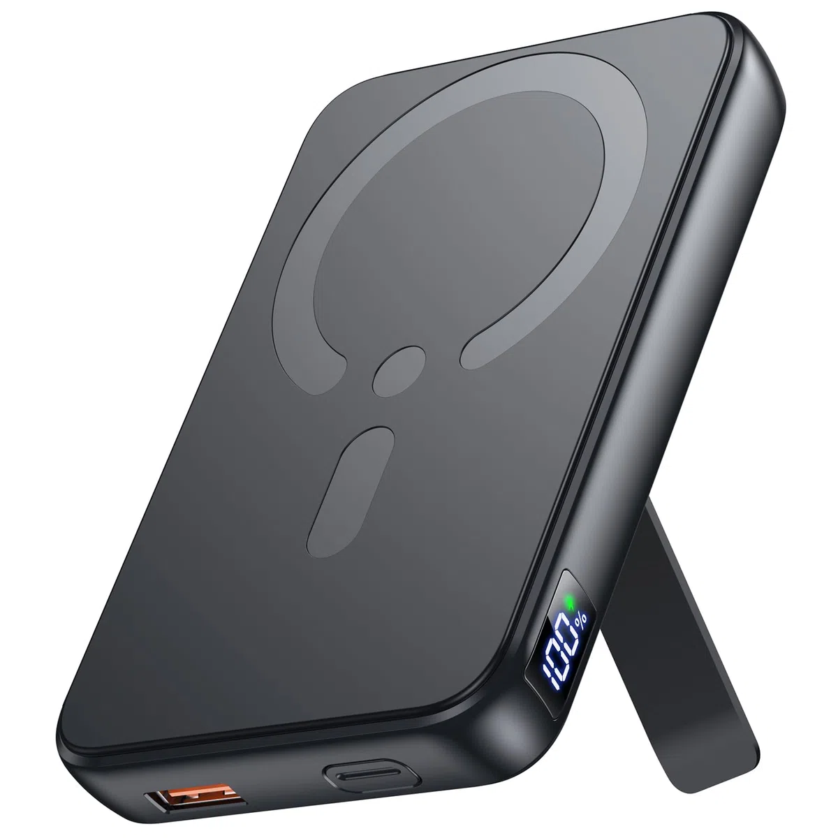 Powerbank für Magsafe, Magnetische Power Bank 12000mAh mit PD 22.5W, Schnellladung Kabelloses Powerbank mit Typ-C-Eingang und Ausgang, LED-Anzeige für iPhone 17/16/15/14/13/12/Pro/Pro Max Serie