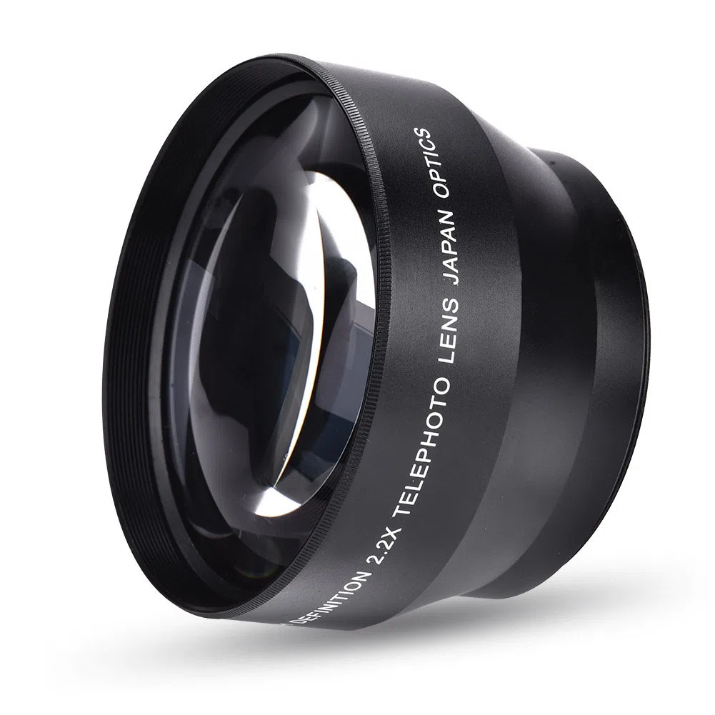 67mm 2,2X Telekonverter Teleobjektiv, Professionelle Universal Extender Kameras Zubehör für alle Spiegelreflex- und Digitalkameras Geeignet für alle Kameras mit 67mm Mount