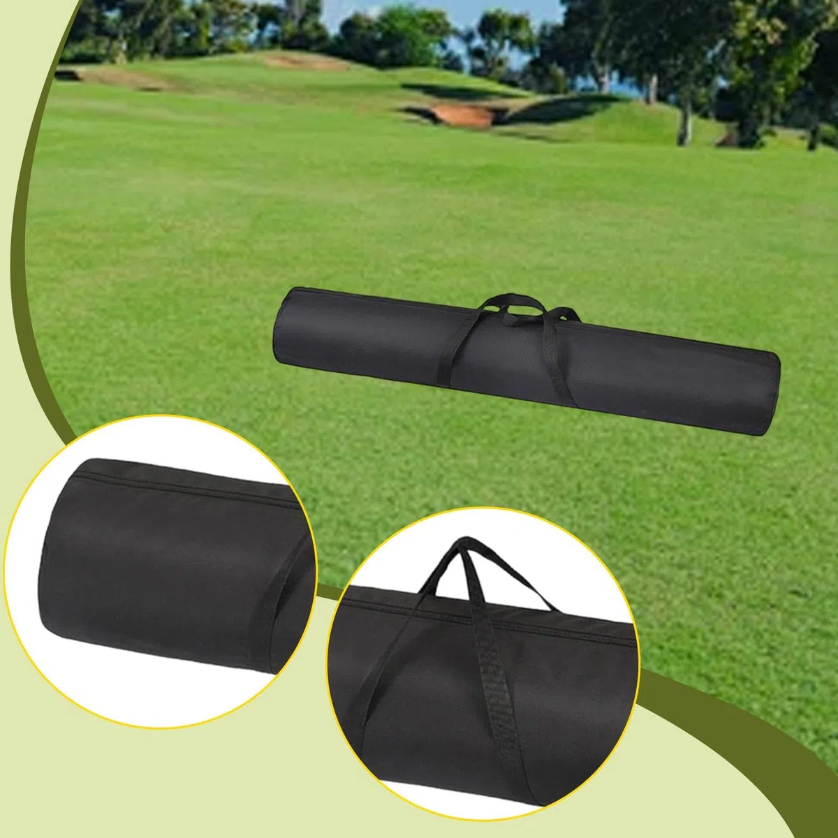 Zeltstangentasche, Outdoor Gepäcktasche, Angeltasche, Mehrzweck Tragetasche für Lampenstative, Schutzhüllen, Campingstühle, 120cmx17cm